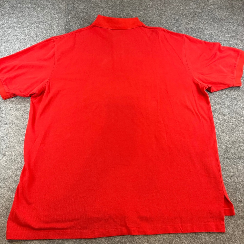 Polo Ralph Lauren Mens Mesh Polo Red Classic Yellow Pony 2XB NWT Preppy Golf - Picture 3 of 6